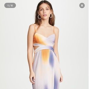ALC Sienna ombré midi dress NWT